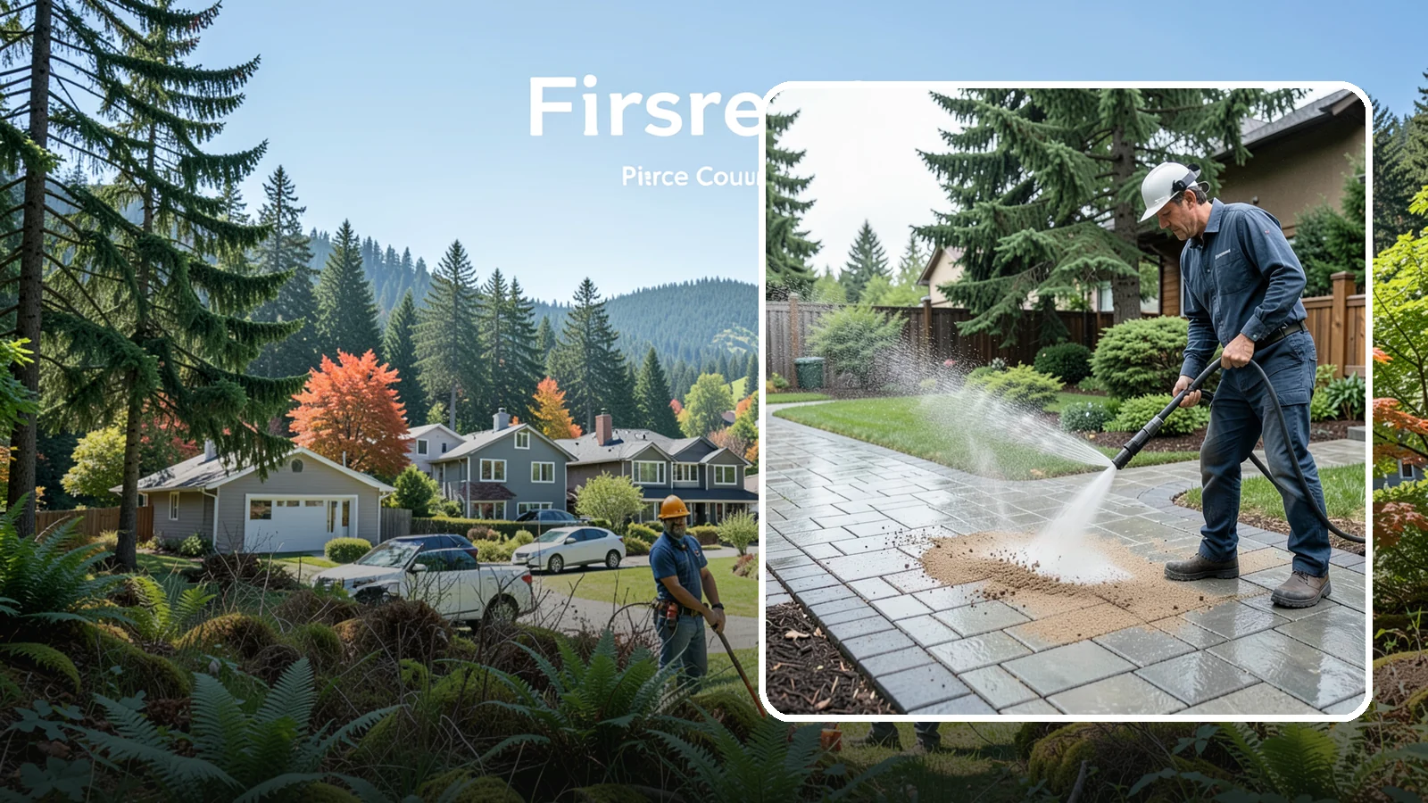 Paver Walkway Cleaning in Fircrest, Pierce County, WA - Refresh interlocking paver walkways by clearing joint growth while safeguarding the polymeric sand.