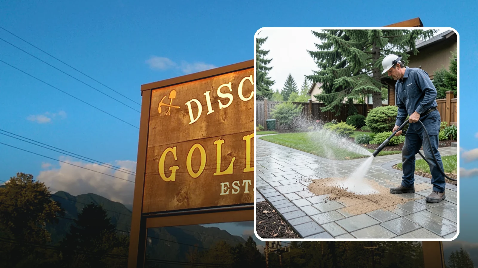 Paver Walkway Cleaning in Gold Bar, Snohomish County, WA - Refresh interlocking paver walkways by clearing joint growth while safeguarding the polymeric sand.