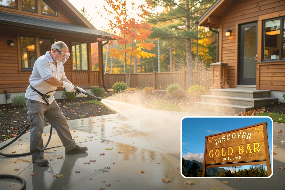Paver Walkway Cleaning in Gold Bar, Snohomish County, WA - Clears moss and weeds from paver joints