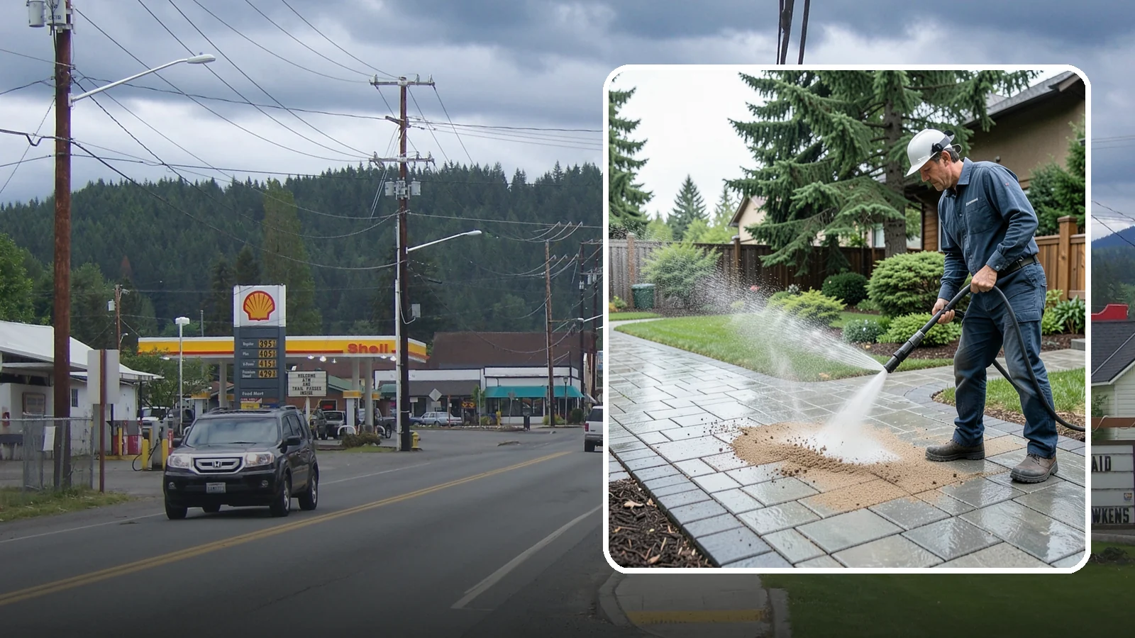 Paver Walkway Cleaning in Granite Falls, Snohomish County, WA - Refresh interlocking paver walkways by clearing joint growth while safeguarding the polymeric sand.
