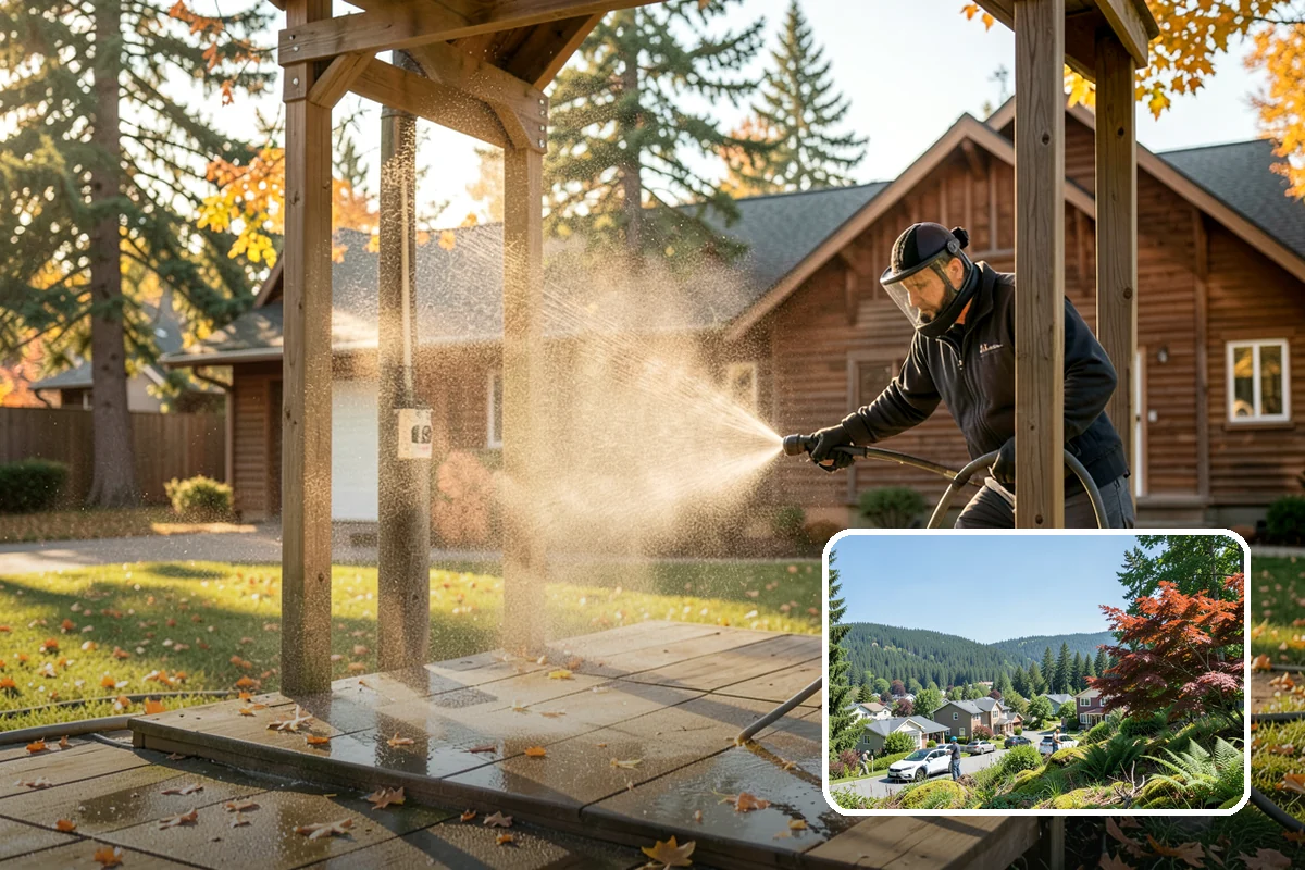 Paver Walkway Cleaning in Index, Snohomish County, WA - Clears moss and weeds from paver joints