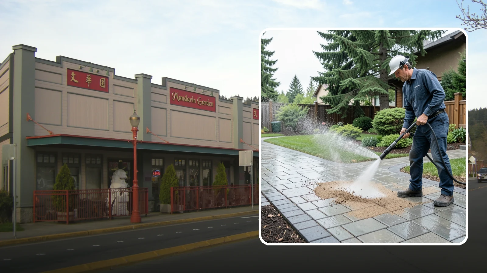 Paver Walkway Cleaning in Issaquah, King County, WA - Refresh interlocking paver walkways by clearing joint growth while safeguarding the polymeric sand.