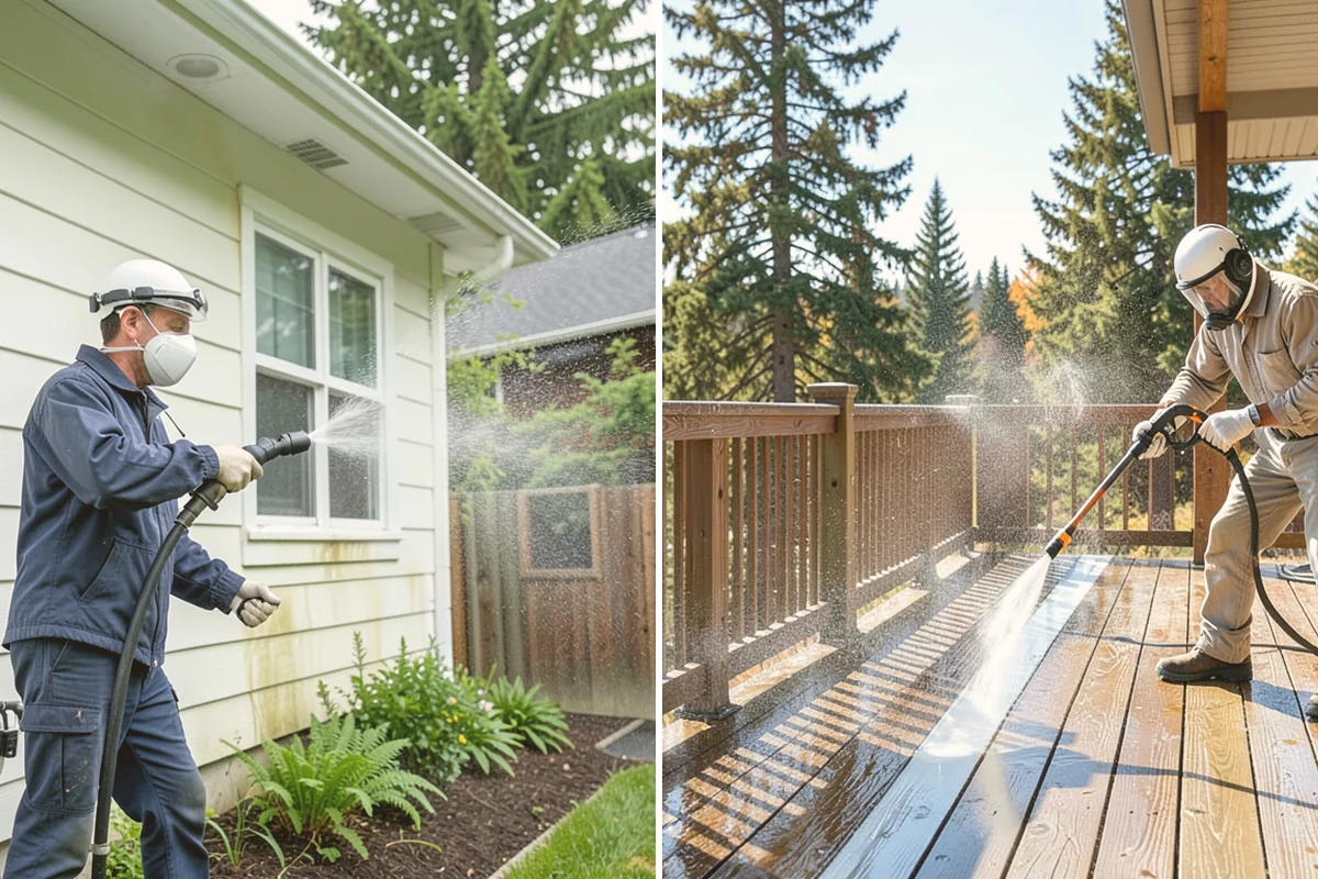 Paver Walkway Cleaning in Kent, King County, WA - Remove surface debris and pull established weeds