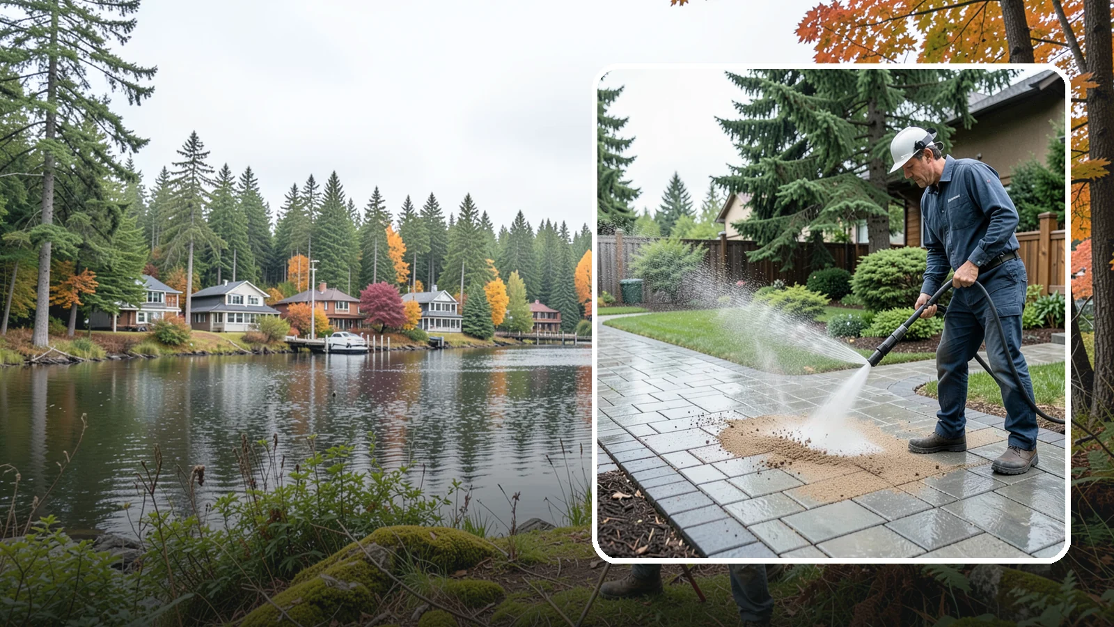 Paver Walkway Cleaning in La Conner, Skagit County, WA - Refresh interlocking paver walkways by clearing joint growth while safeguarding the polymeric sand.