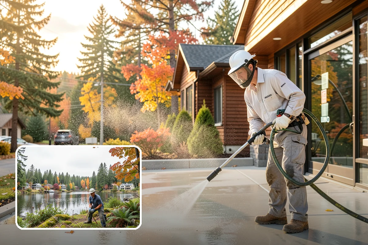 Paver Walkway Cleaning in La Conner, Skagit County, WA - Clears moss and weeds from paver joints