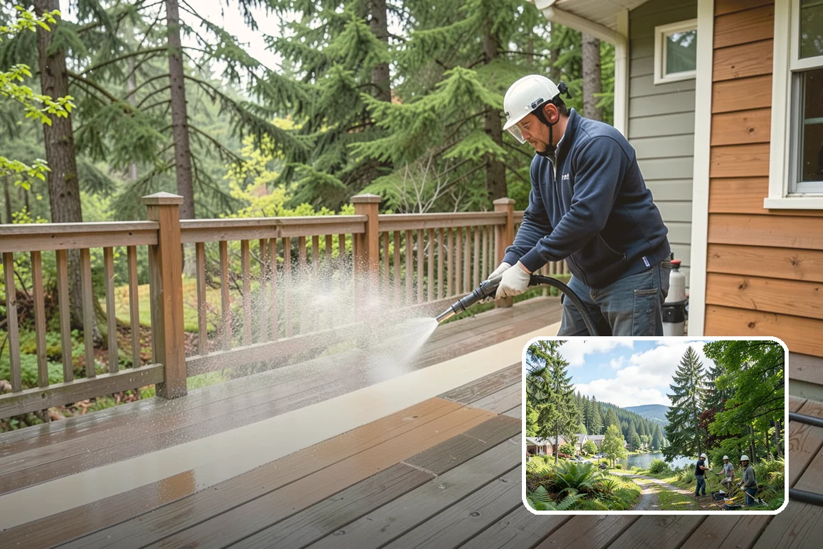 Paver Walkway Cleaning in Lake Forest Park, King County, WA - Clears moss and weeds from paver joints