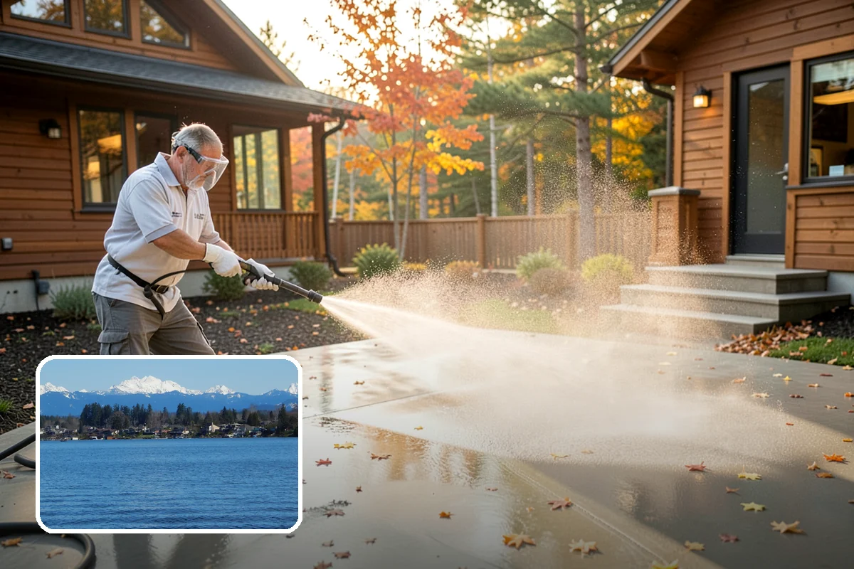 Paver Walkway Cleaning in Lake Stevens, Snohomish County, WA - Clears moss and weeds from paver joints