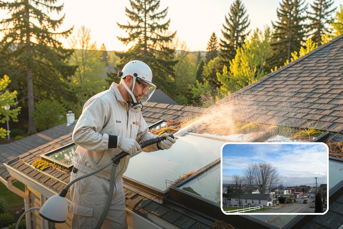 Paver Walkway Cleaning in Langley, Island County, WA - Clears moss and weeds from paver joints