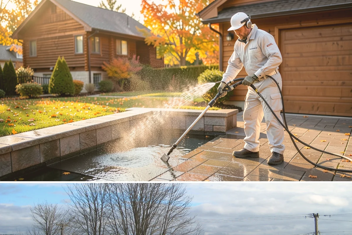 Paver Walkway Cleaning in Langley, Island County, WA - Late summer is prime for paver walkways so new polymeric sand can cure dry before autumn rains.