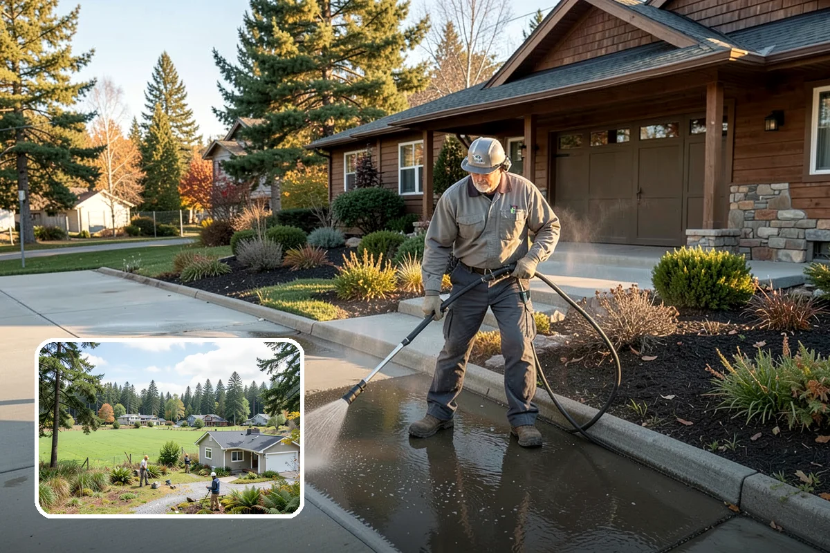 Paver Walkway Cleaning in Lyman, Skagit County, WA - Clears moss and weeds from paver joints
