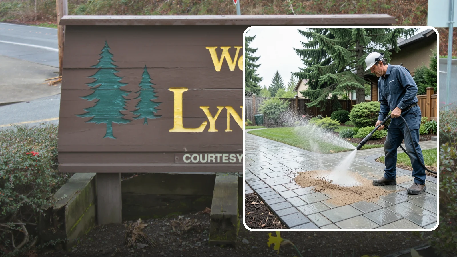 Paver Walkway Cleaning in Lynnwood, Snohomish County, WA - Refresh interlocking paver walkways by clearing joint growth while safeguarding the polymeric sand.