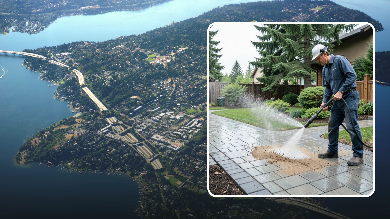 Paver Walkway Cleaning in Mercer Island, King County, WA - Refresh interlocking paver walkways by clearing joint growth while safeguarding the polymeric sand.