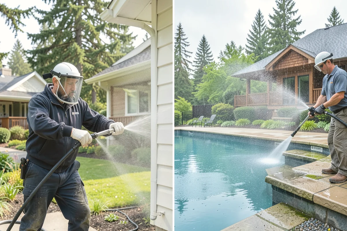 Paver Walkway Cleaning in Mercer Island, King County, WA - Remove surface debris and pull established weeds