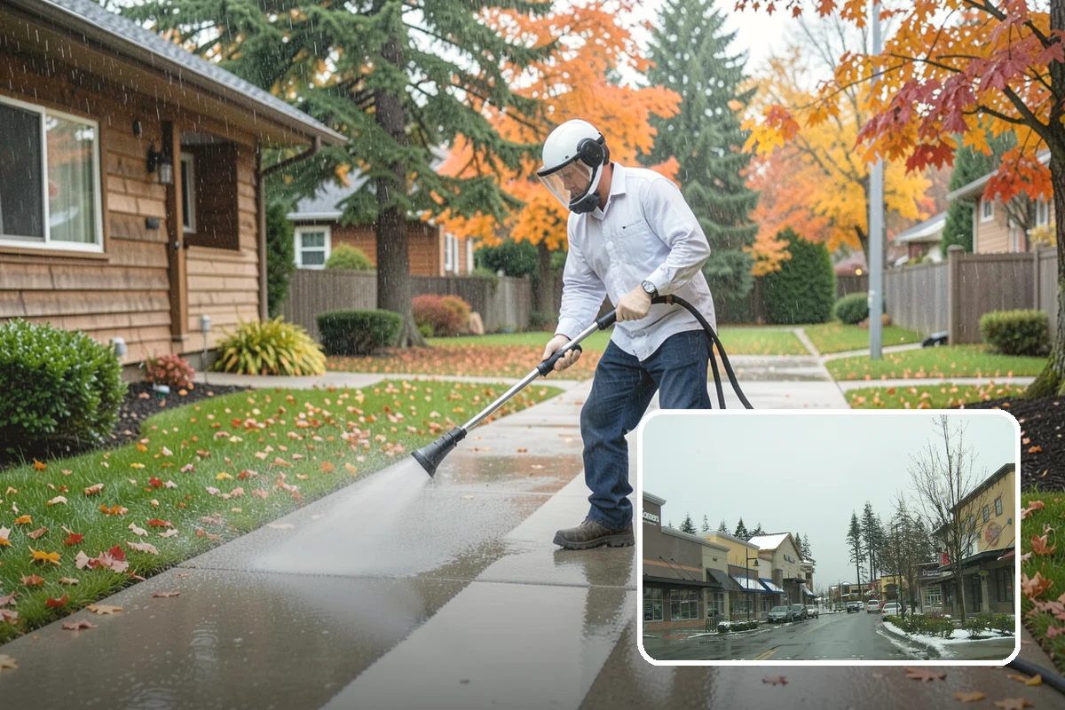 Paver Walkway Cleaning in Mill Creek, Snohomish County, WA - Clears moss and weeds from paver joints
