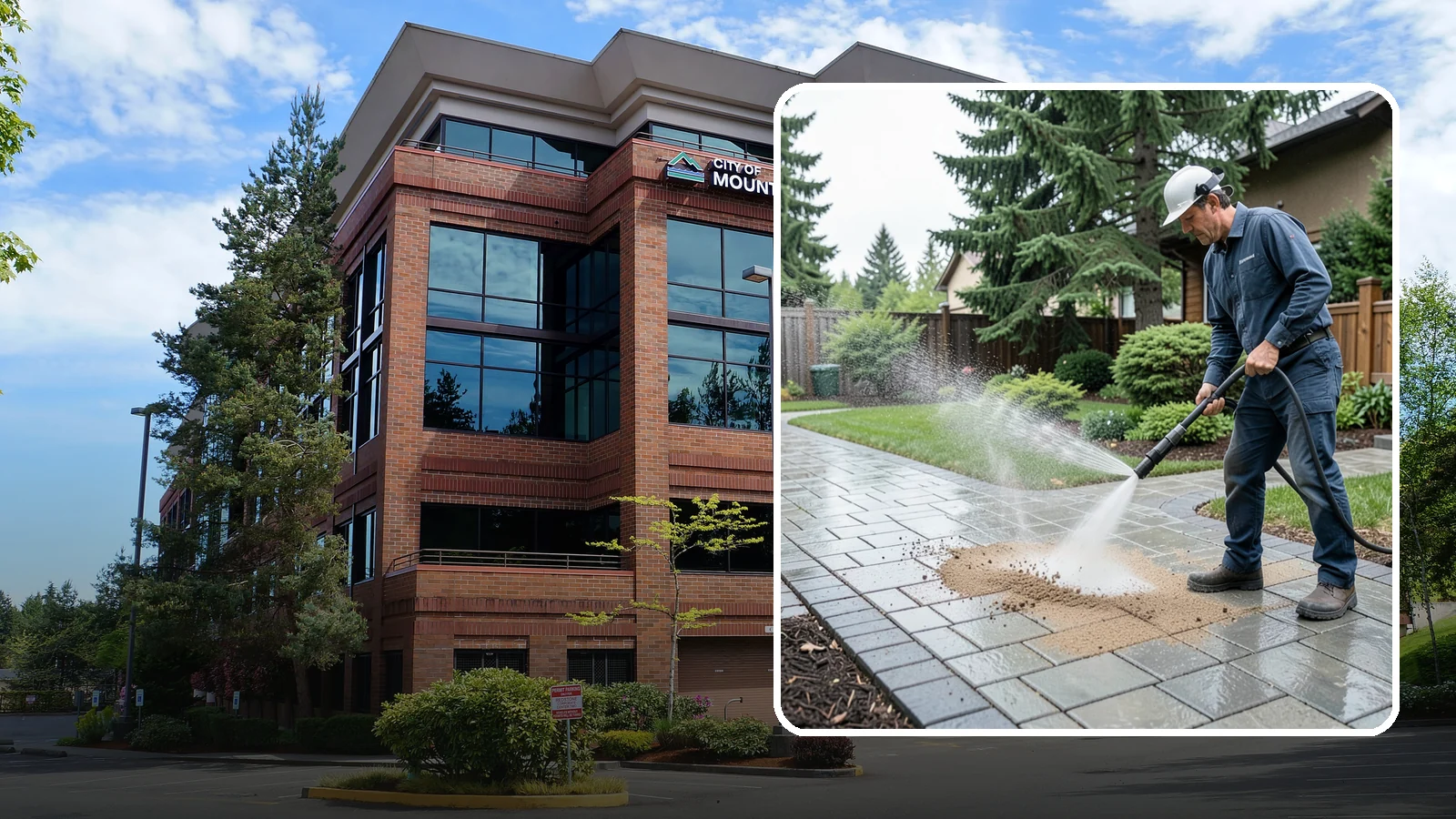 Paver Walkway Cleaning in Mountlake Terrace, Snohomish County, WA - Refresh interlocking paver walkways by clearing joint growth while safeguarding the polymeric sand.