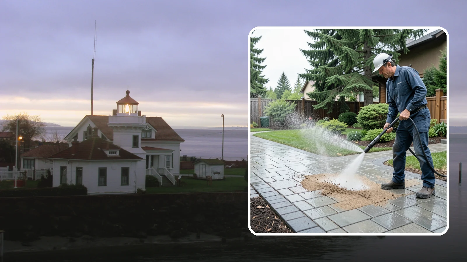 Paver Walkway Cleaning in Mukilteo, Snohomish County, WA - Refresh interlocking paver walkways by clearing joint growth while safeguarding the polymeric sand.