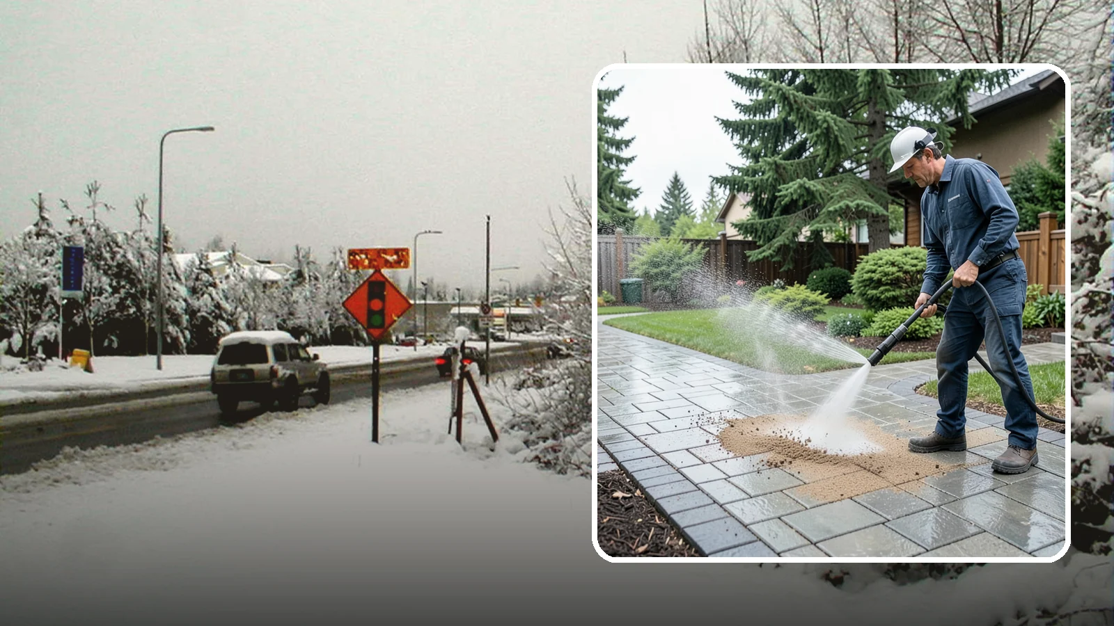 Paver Walkway Cleaning in Newcastle, King County, WA - Refresh interlocking paver walkways by clearing joint growth while safeguarding the polymeric sand.