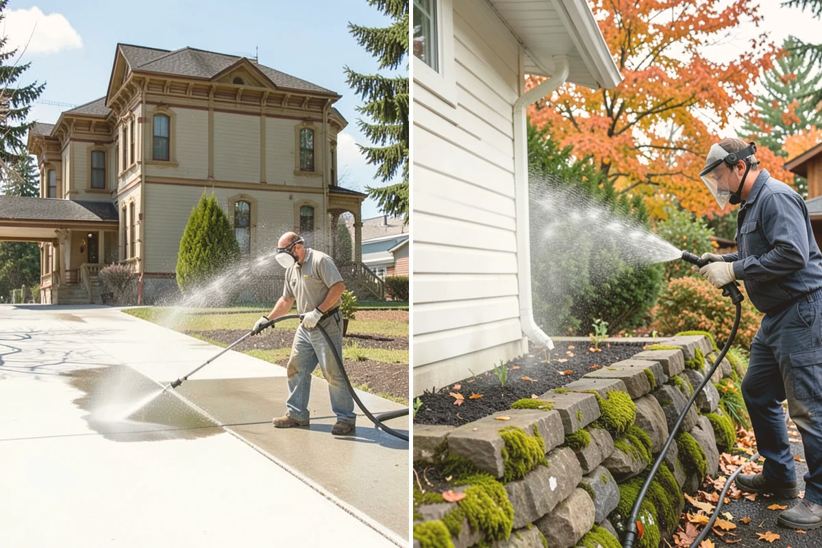 Paver Walkway Cleaning in Newcastle, King County, WA - Remove surface debris and pull established weeds