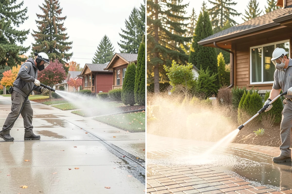 Paver Walkway Cleaning in North Bend, King County, WA - Remove surface debris and pull established weeds