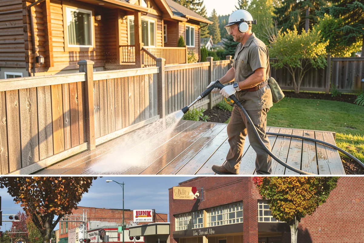 Paver Walkway Cleaning in Puyallup, Pierce County, WA - Late summer is prime for paver walkways so new polymeric sand can cure dry before autumn rains.