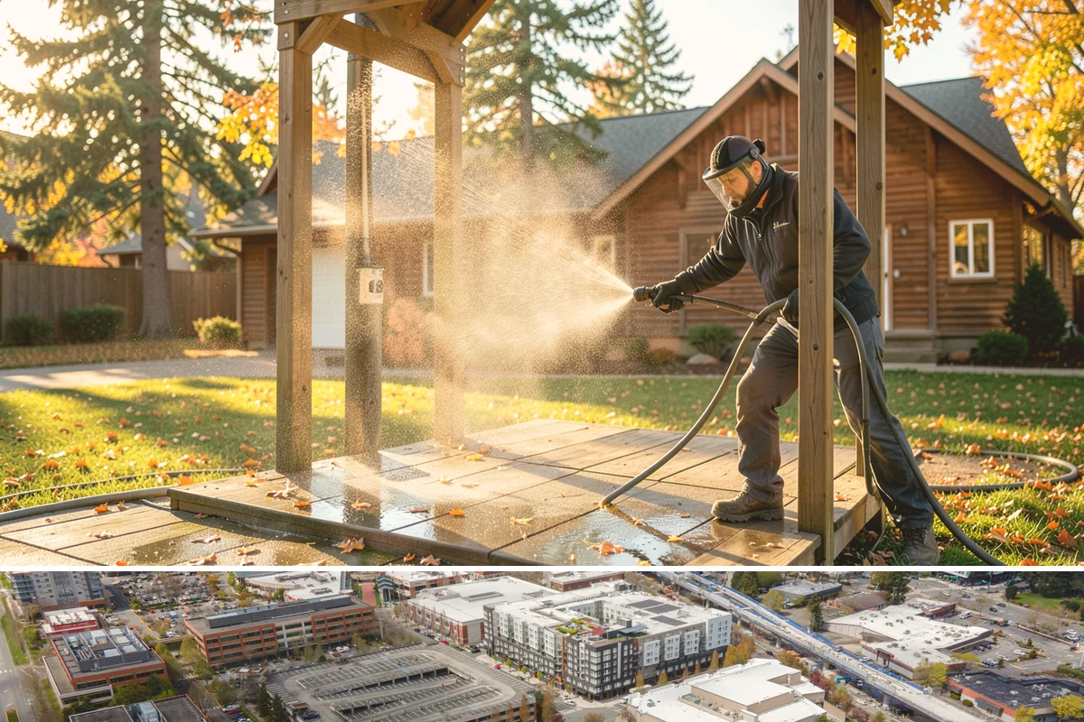 Paver Walkway Cleaning in Redmond, King County, WA - Late summer is prime for paver walkways so new polymeric sand can cure dry before autumn rains.