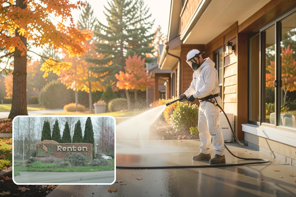 Paver Walkway Cleaning in Renton, King County, WA - Clears moss and weeds from paver joints