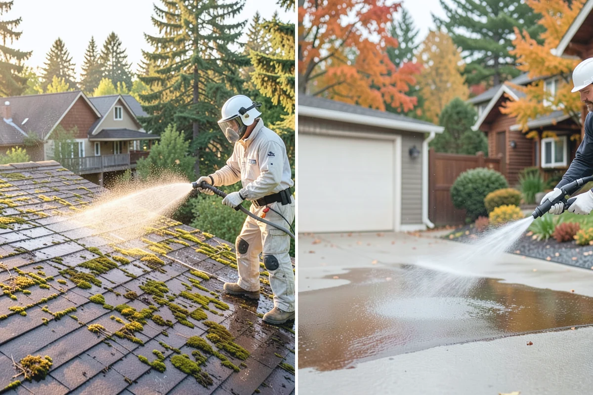 Paver Walkway Cleaning in Roy, Pierce County, WA - Remove surface debris and pull established weeds