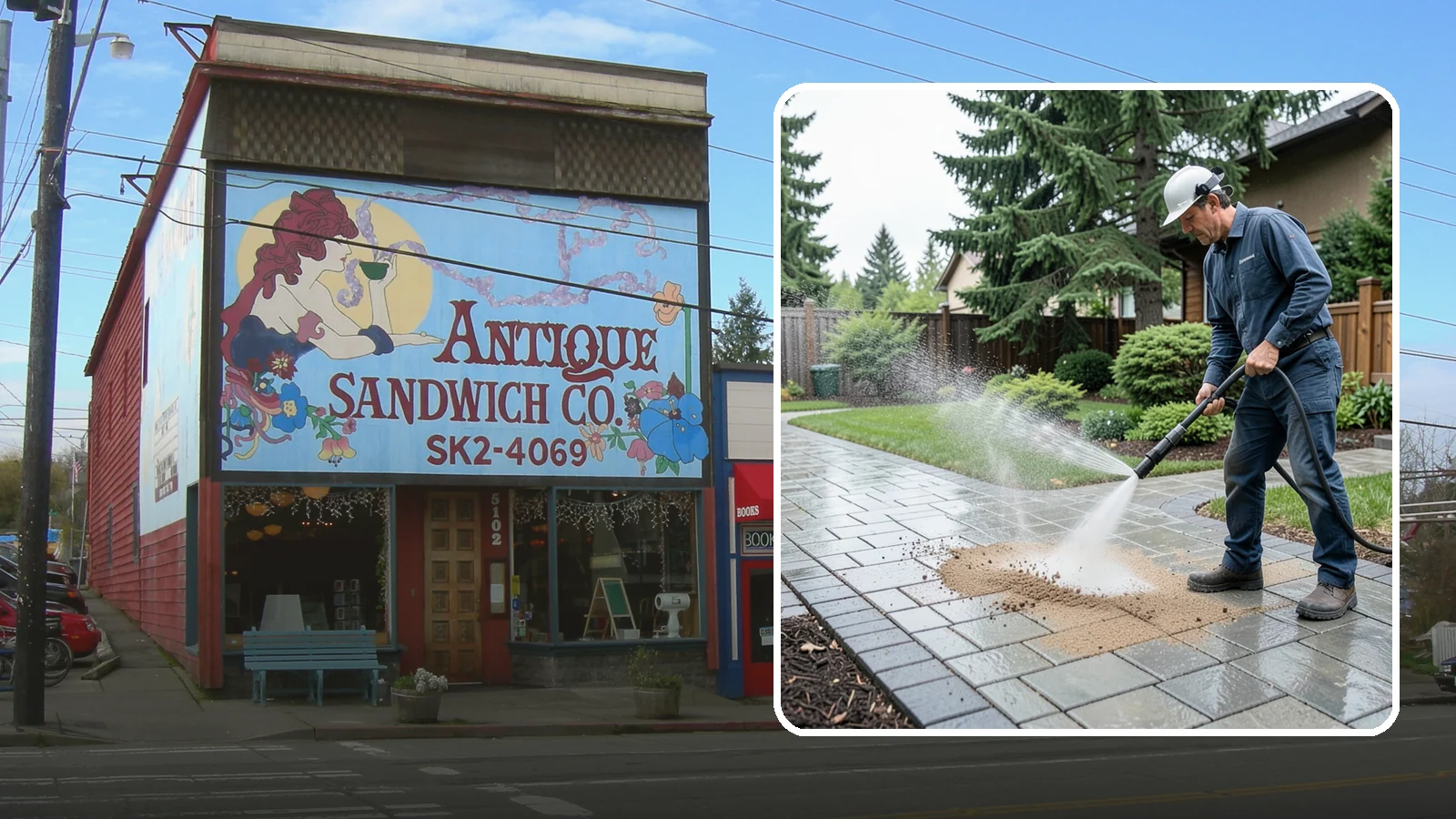 Paver Walkway Cleaning in Ruston, Pierce County, WA - Refresh interlocking paver walkways by clearing joint growth while safeguarding the polymeric sand.