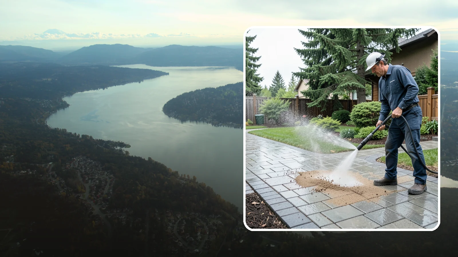 Paver Walkway Cleaning in Sammamish, King County, WA - Refresh interlocking paver walkways by clearing joint growth while safeguarding the polymeric sand.