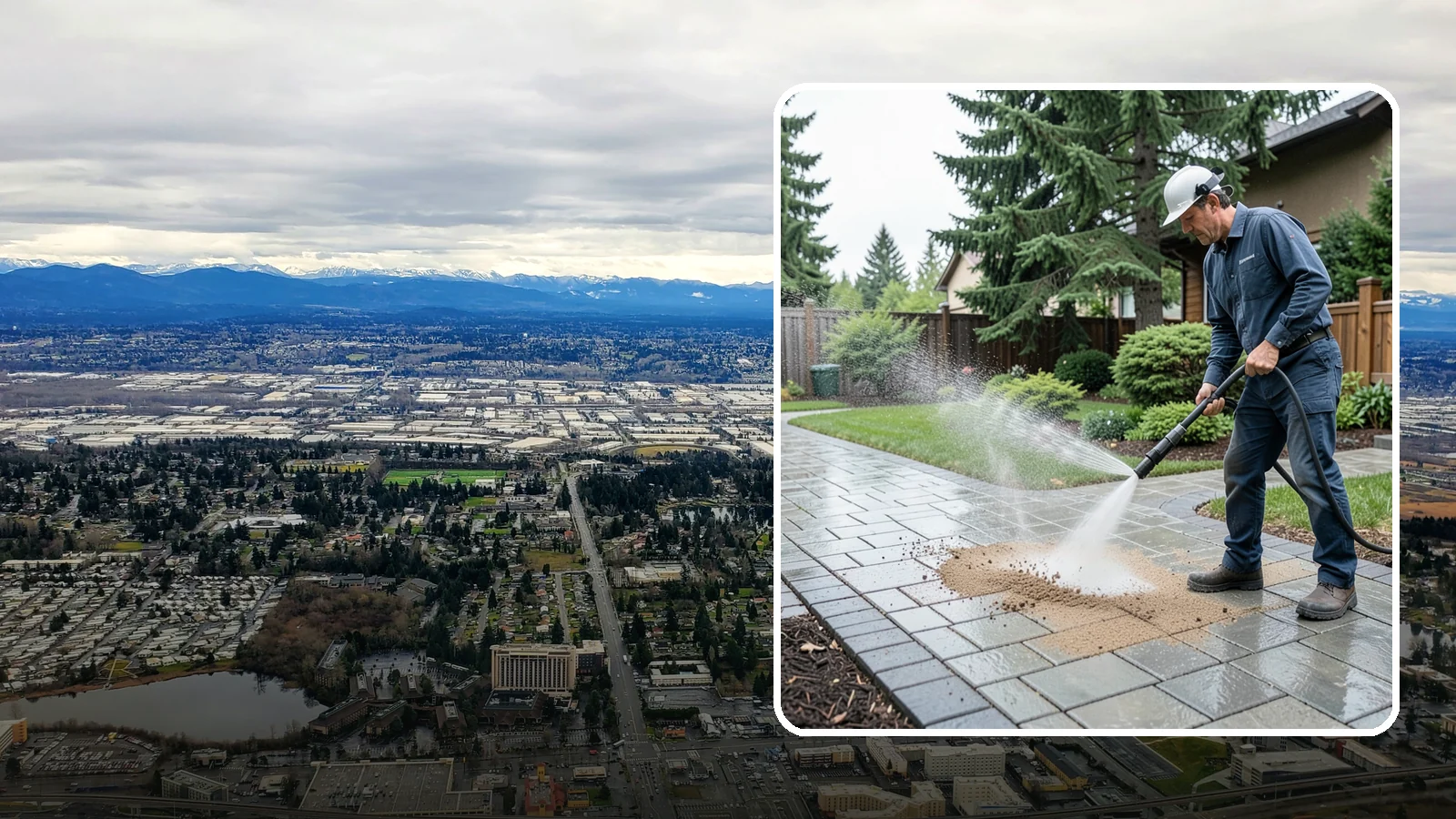 Paver Walkway Cleaning in SeaTac, King County, WA - Refresh interlocking paver walkways by clearing joint growth while safeguarding the polymeric sand.