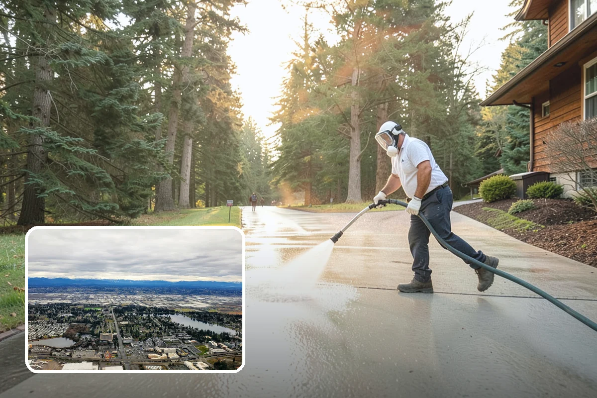 Paver Walkway Cleaning in SeaTac, King County, WA - Clears moss and weeds from paver joints
