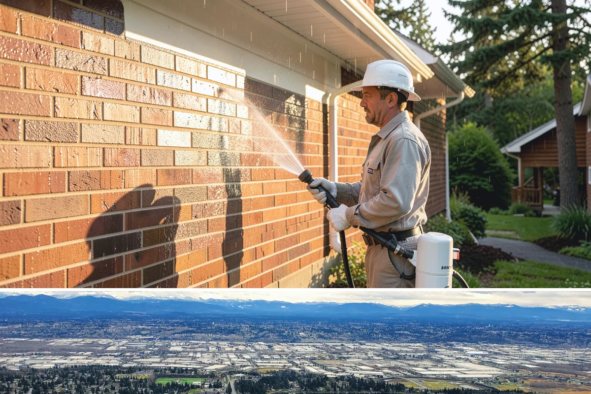 Paver Walkway Cleaning in SeaTac, King County, WA - Late summer is prime for paver walkways so new polymeric sand can cure dry before autumn rains.
