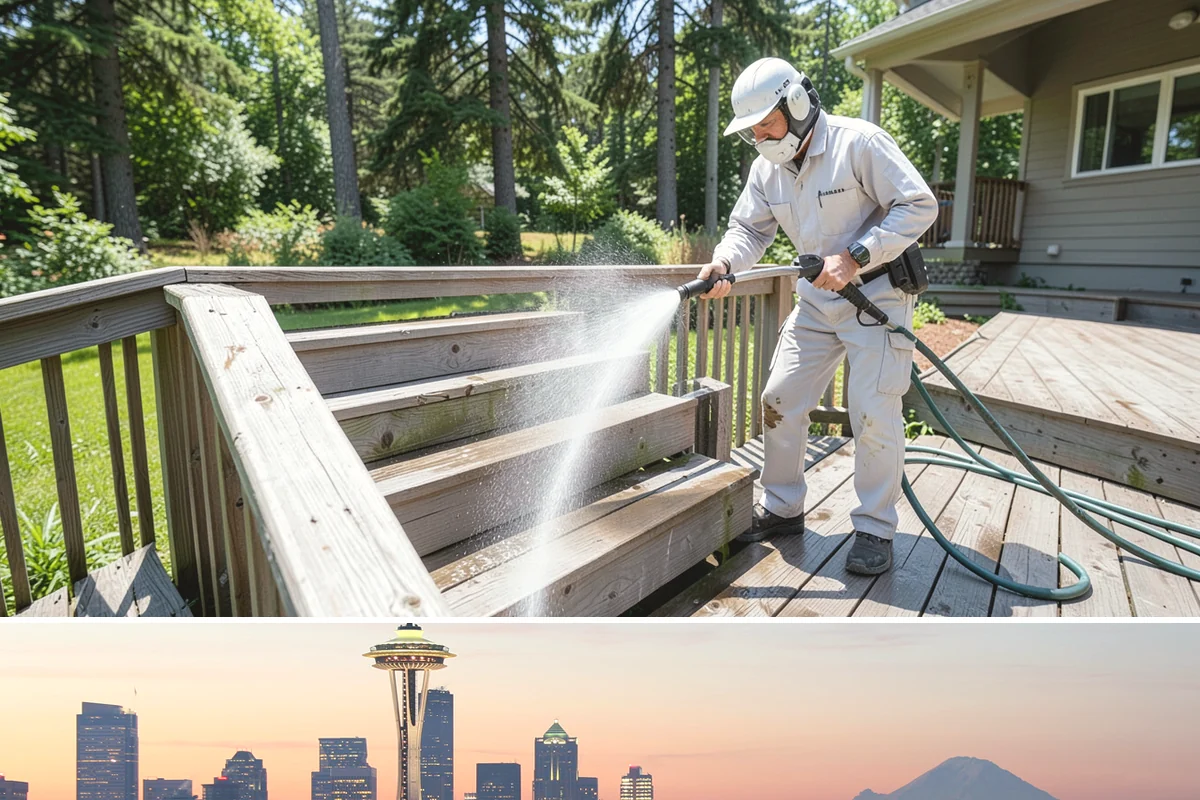 Paver Walkway Cleaning in Seattle, King County, WA - Late summer is prime for paver walkways so new polymeric sand can cure dry before autumn rains.