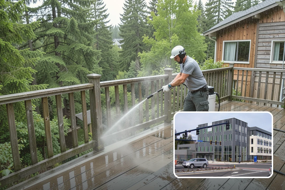 Paver Walkway Cleaning in Shoreline, King County, WA - Clears moss and weeds from paver joints