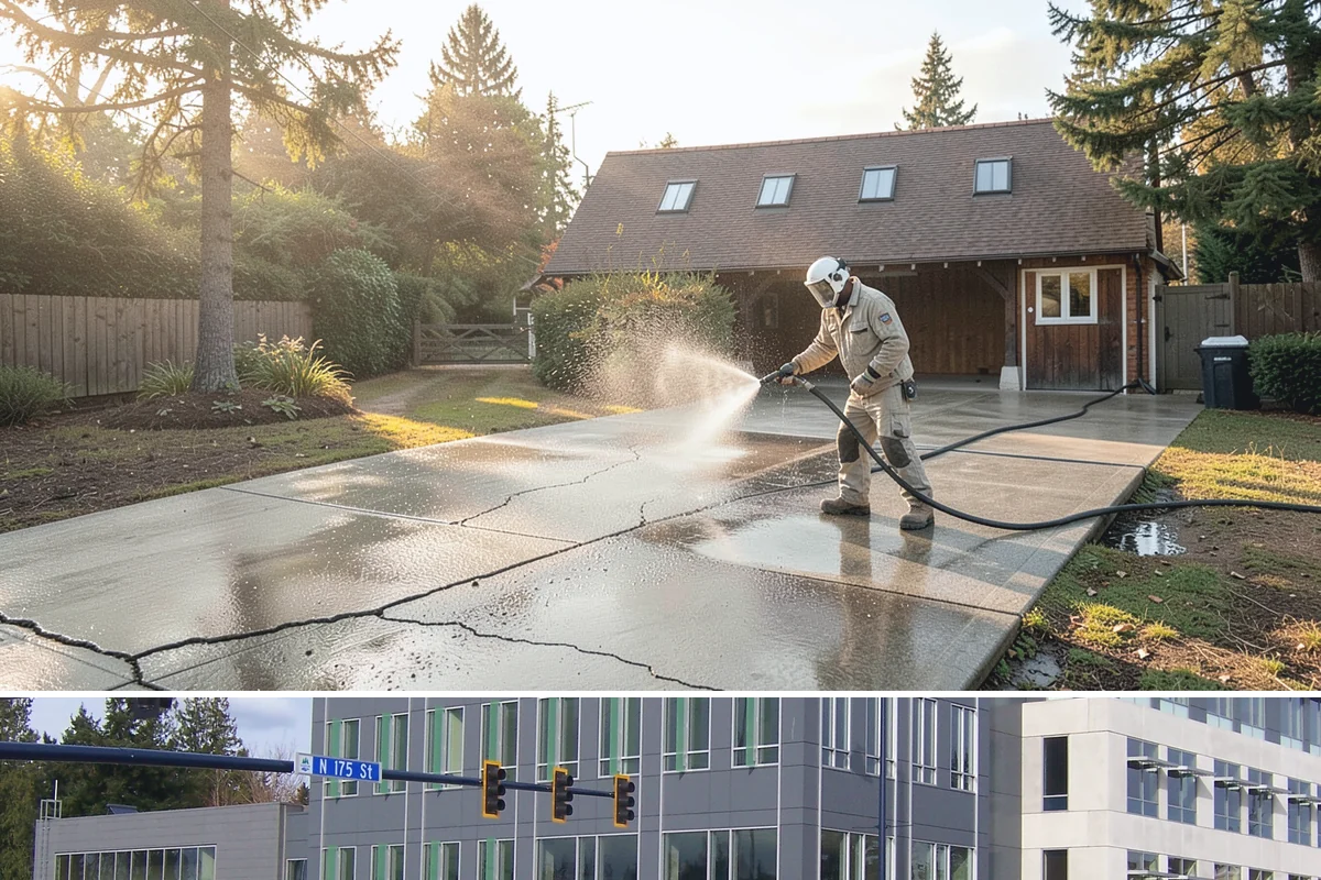 Paver Walkway Cleaning in Shoreline, King County, WA - Late summer is prime for paver walkways so new polymeric sand can cure dry before autumn rains.