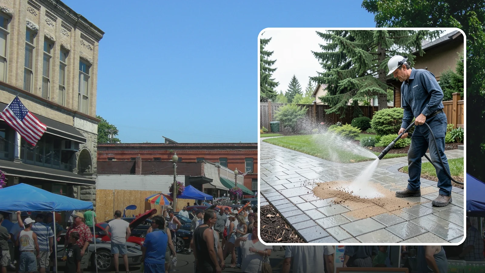 Paver Walkway Cleaning in Snohomish, Snohomish County, WA - Refresh interlocking paver walkways by clearing joint growth while safeguarding the polymeric sand.