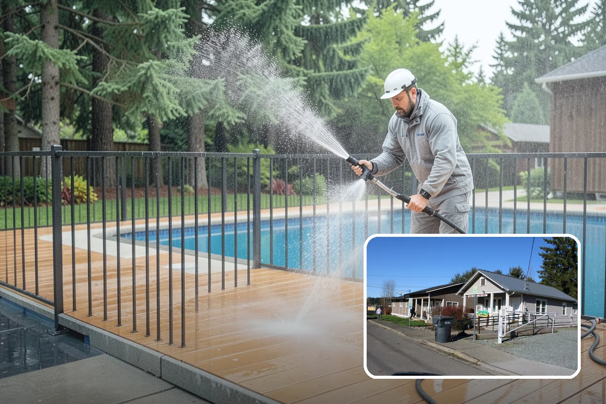 Paver Walkway Cleaning in South Prairie, Pierce County, WA - Clears moss and weeds from paver joints