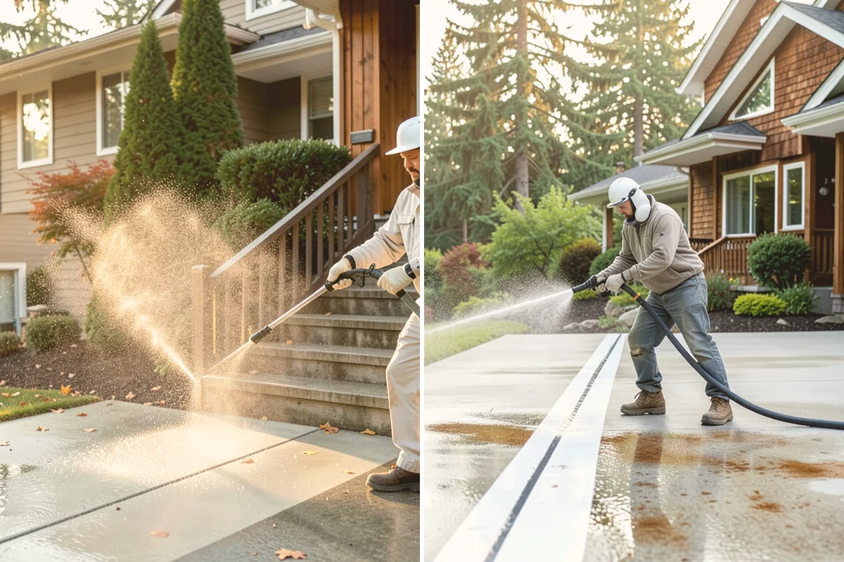Paver Walkway Cleaning in Stanwood, Snohomish County, WA - Remove surface debris and pull established weeds
