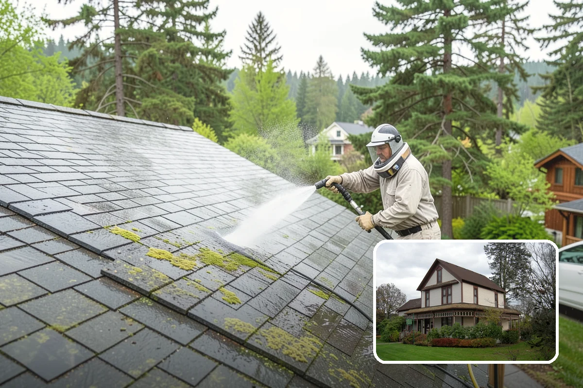 Paver Walkway Cleaning in Sumner, Pierce County, WA - Clears moss and weeds from paver joints