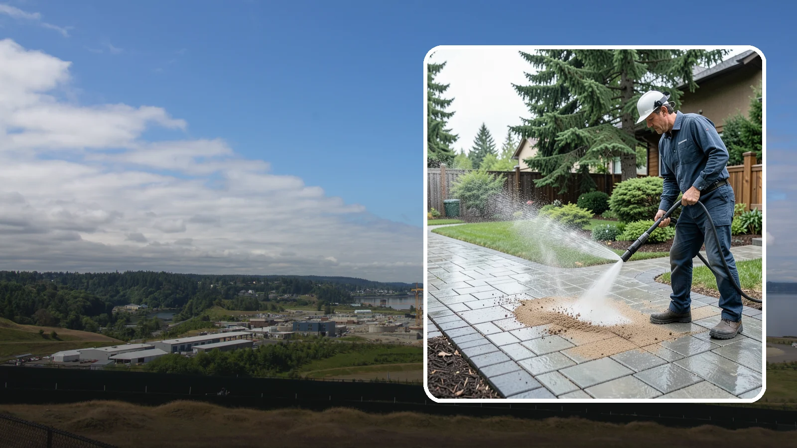 Paver Walkway Cleaning in University Place, Pierce County, WA - Refresh interlocking paver walkways by clearing joint growth while safeguarding the polymeric sand.