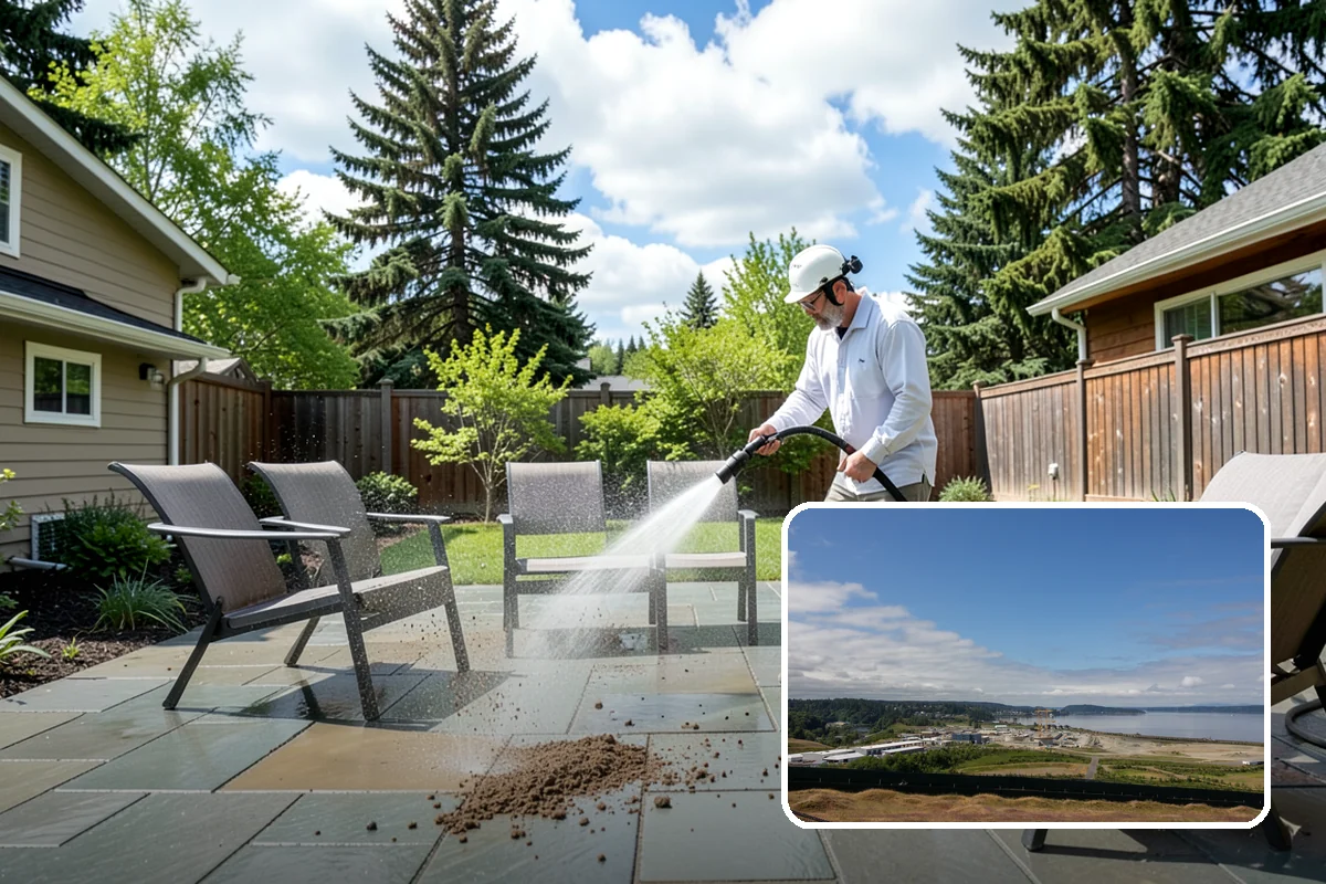 Paver Walkway Cleaning in University Place, Pierce County, WA - Clears moss and weeds from paver joints