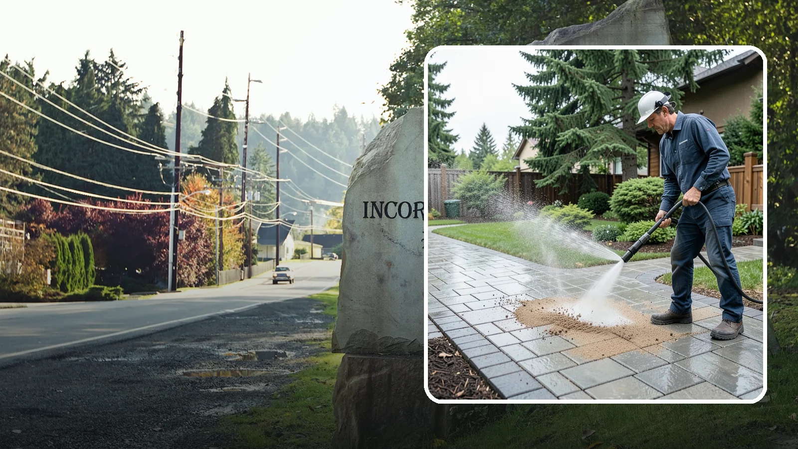 Paver Walkway Cleaning in Wilkeson, Pierce County, WA - Refresh interlocking paver walkways by clearing joint growth while safeguarding the polymeric sand.