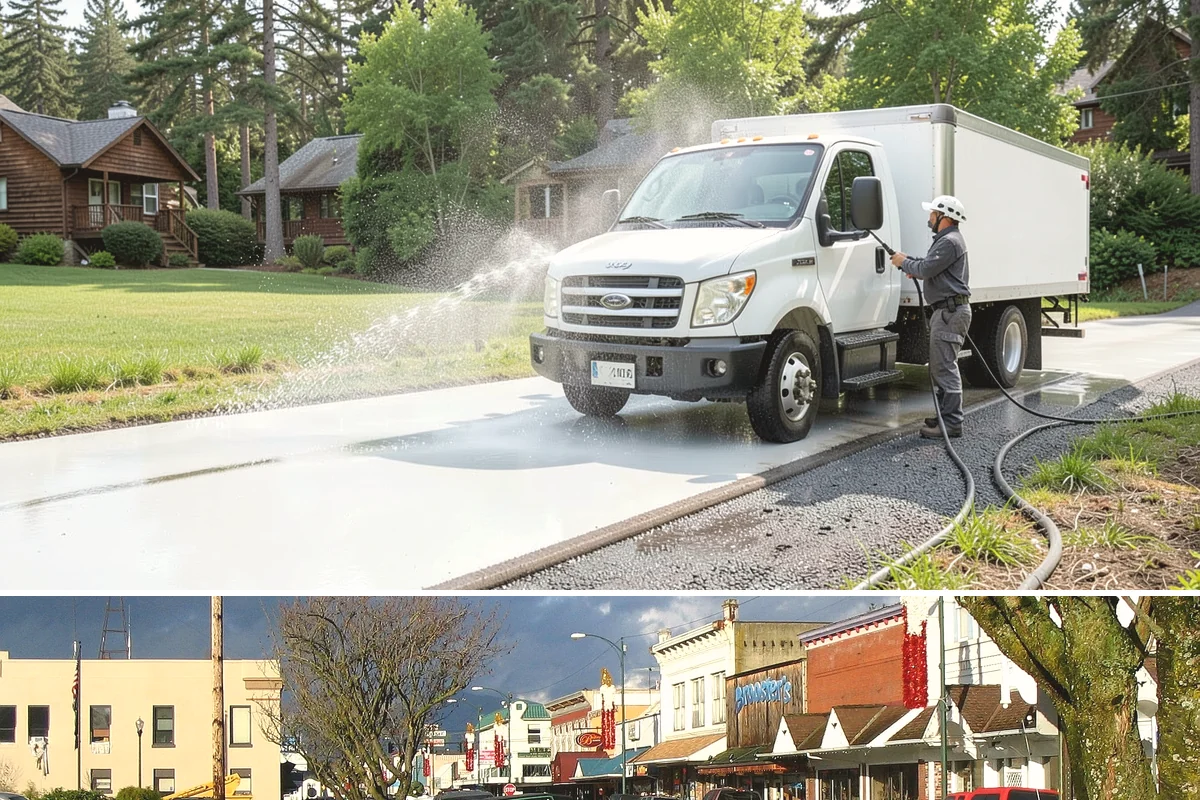 Pavilion Cleaning in Arlington, Snohomish County, WA - Summer scheduling keeps the large surfaces dry between the cleaning and any evening use, which suits these broad structures best.