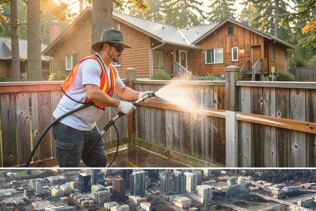 Pavilion Cleaning in Bellevue, King County, WA - Summer scheduling keeps the large surfaces dry between the cleaning and any evening use, which suits these broad structures best.