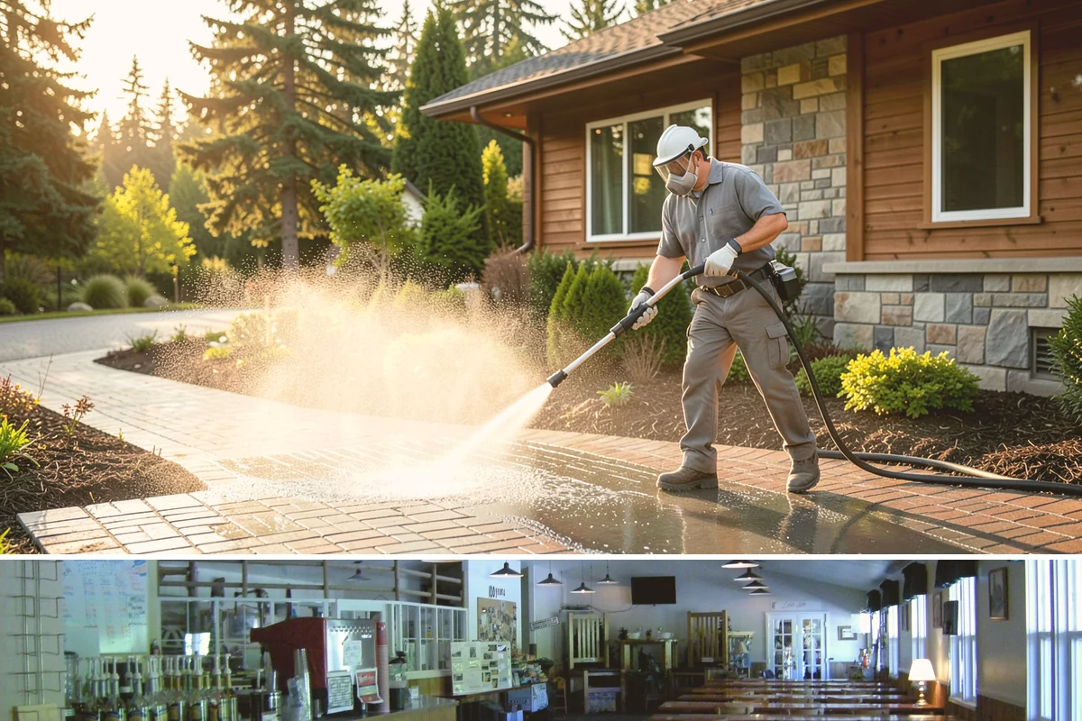 Pavilion Cleaning in Black Diamond, King County, WA - Summer scheduling keeps the large surfaces dry between the cleaning and any evening use, which suits these broad structures best.