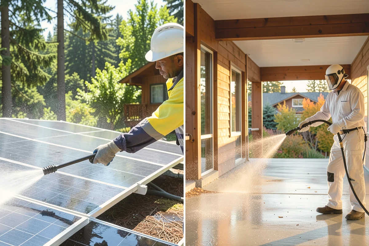 Pavilion Cleaning in Brier, Snohomish County, WA - Clear the roof and framing of accumulated debris