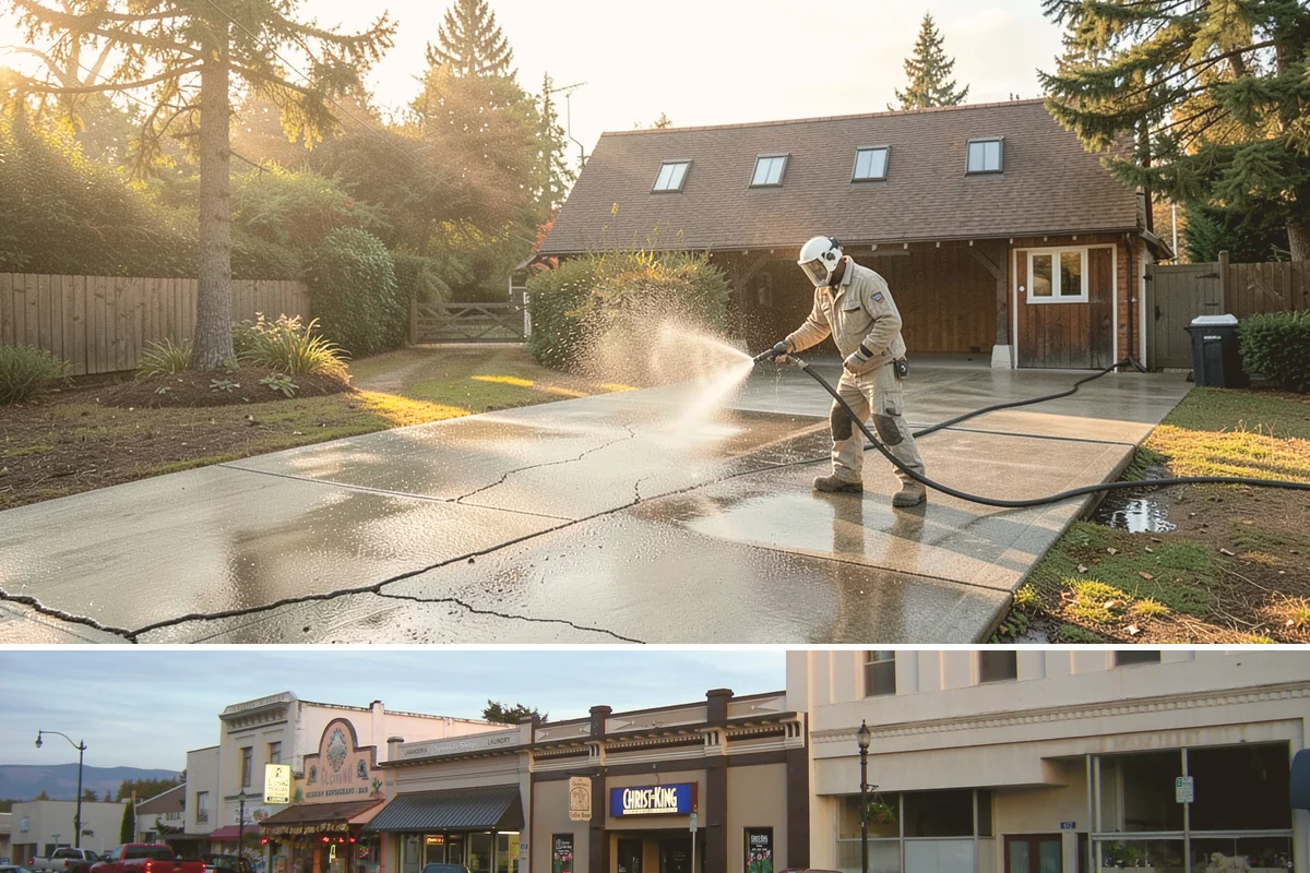 Pavilion Cleaning in Burlington, Skagit County, WA - Summer scheduling keeps the large surfaces dry between the cleaning and any evening use, which suits these broad structures best.