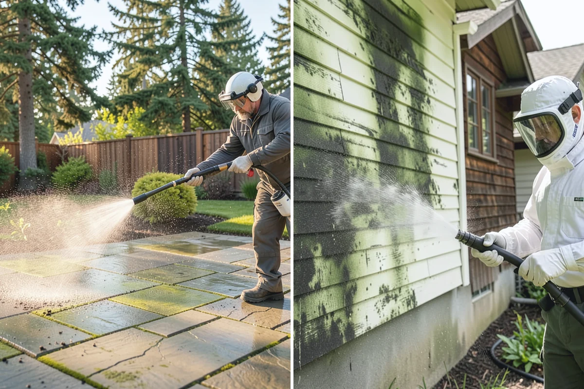 Pavilion Cleaning in Des Moines, King County, WA - Clear the roof and framing of accumulated debris
