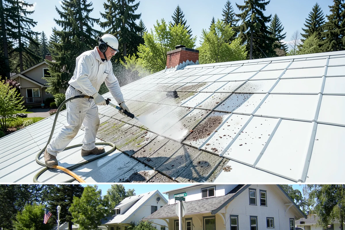 Pavilion Cleaning in DuPont, Pierce County, WA - Summer scheduling keeps the large surfaces dry between the cleaning and any evening use, which suits these broad structures best.