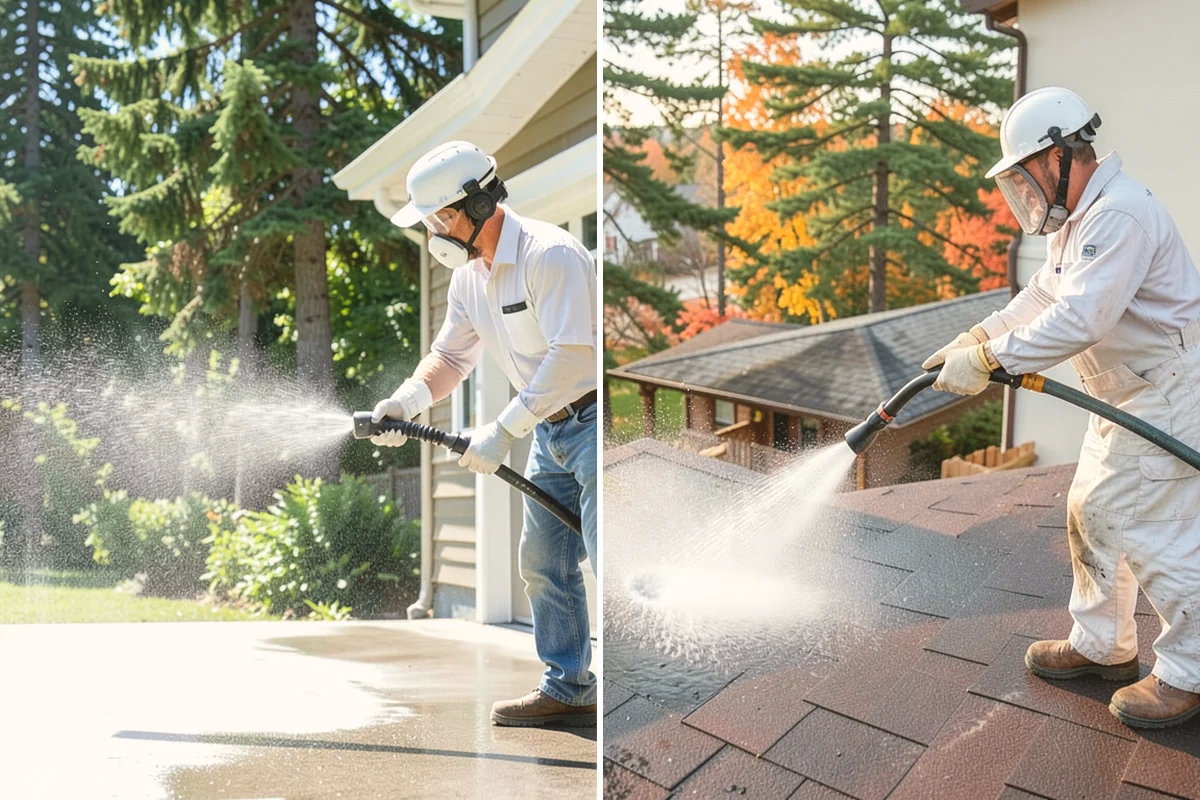 Pavilion Cleaning in Eatonville, Pierce County, WA - Clear the roof and framing of accumulated debris